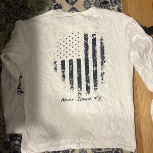 Marco Island American Flag long sleeve size M